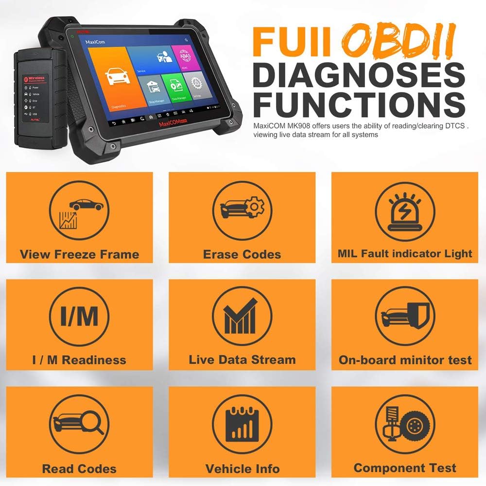 Automotive Scan Tool with Advanced ECU Coding V631601