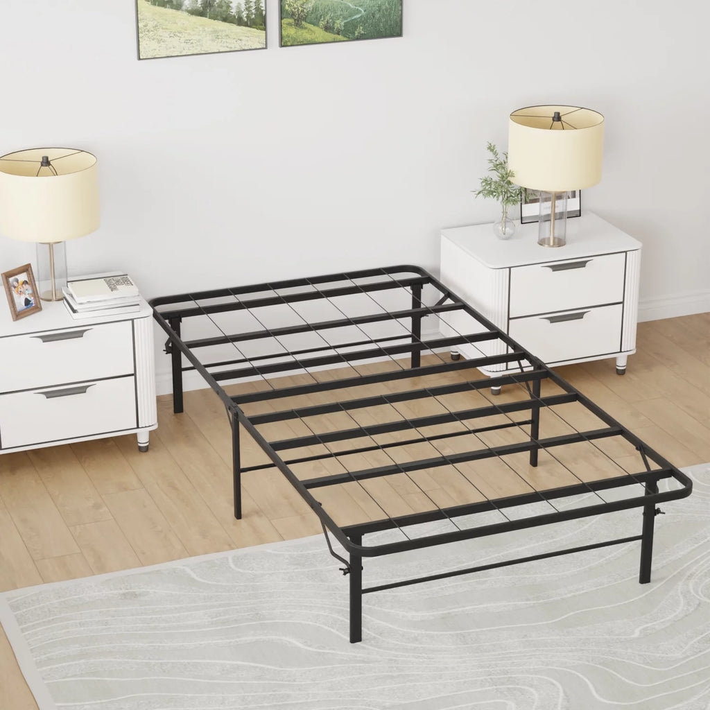 Twin Size 14 Inch Metal Platform Bed Frame B643720