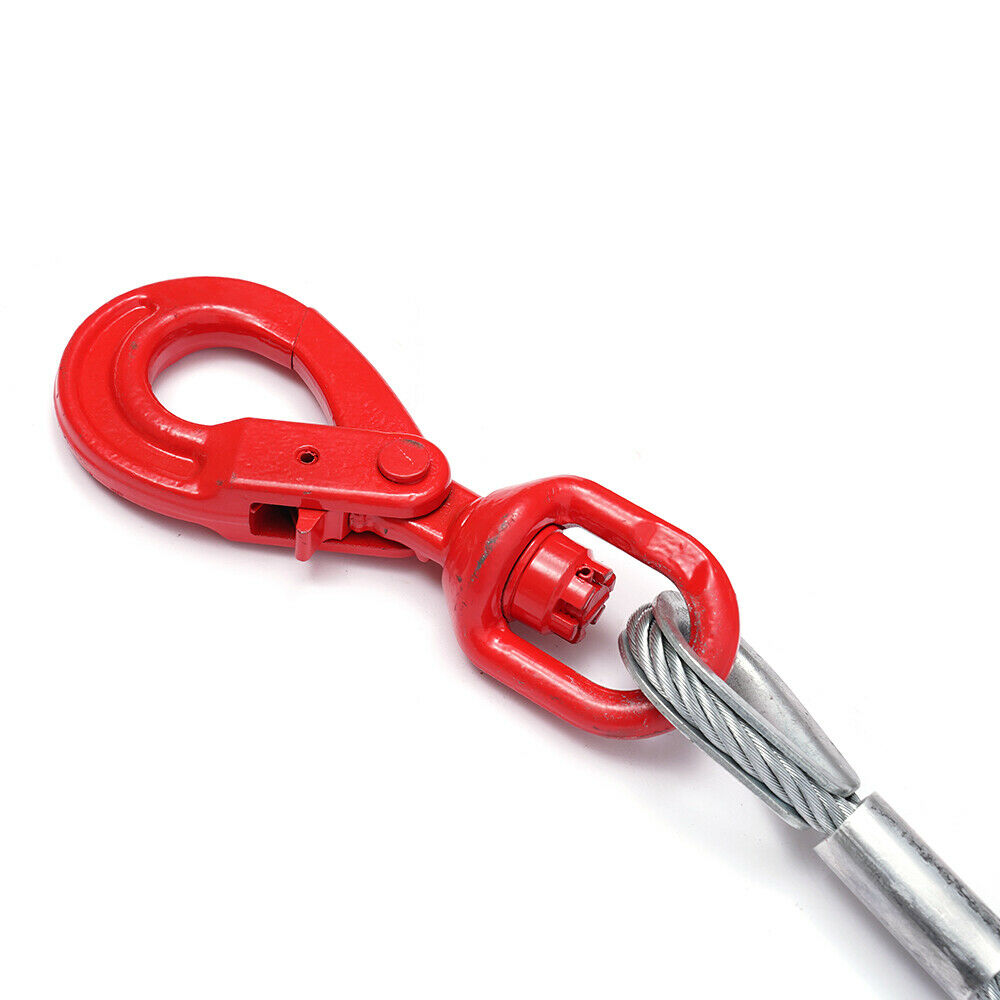 3/8" x 50inch Self Locking Steel Winch Cable with Swivel Hook N999662