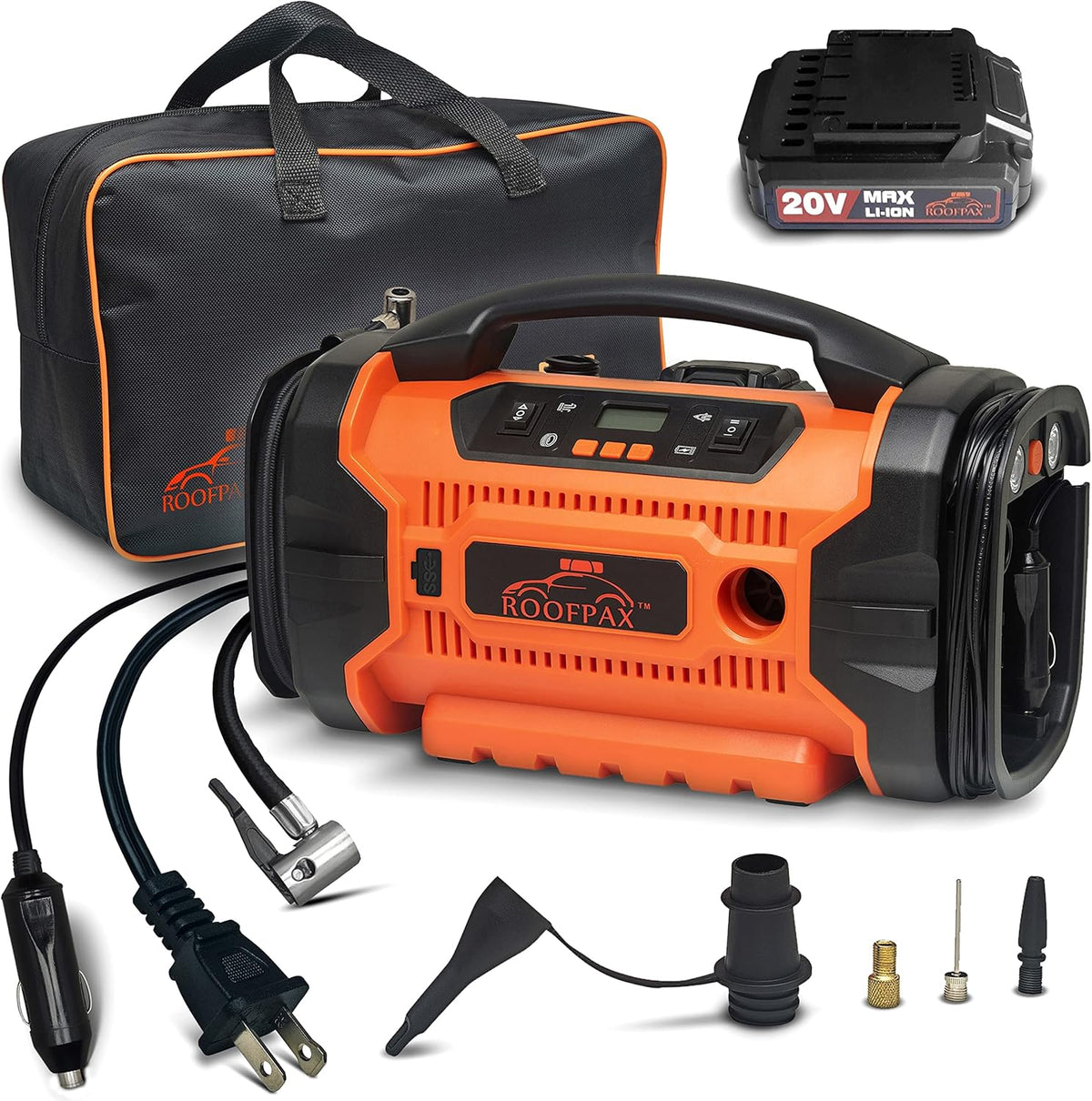 Heavy Duty Portable Tire Inflator with Pressure Gauge F903