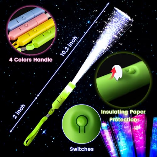 12PCS Colorful Flashing LED Light Up Glow Sticks M62714