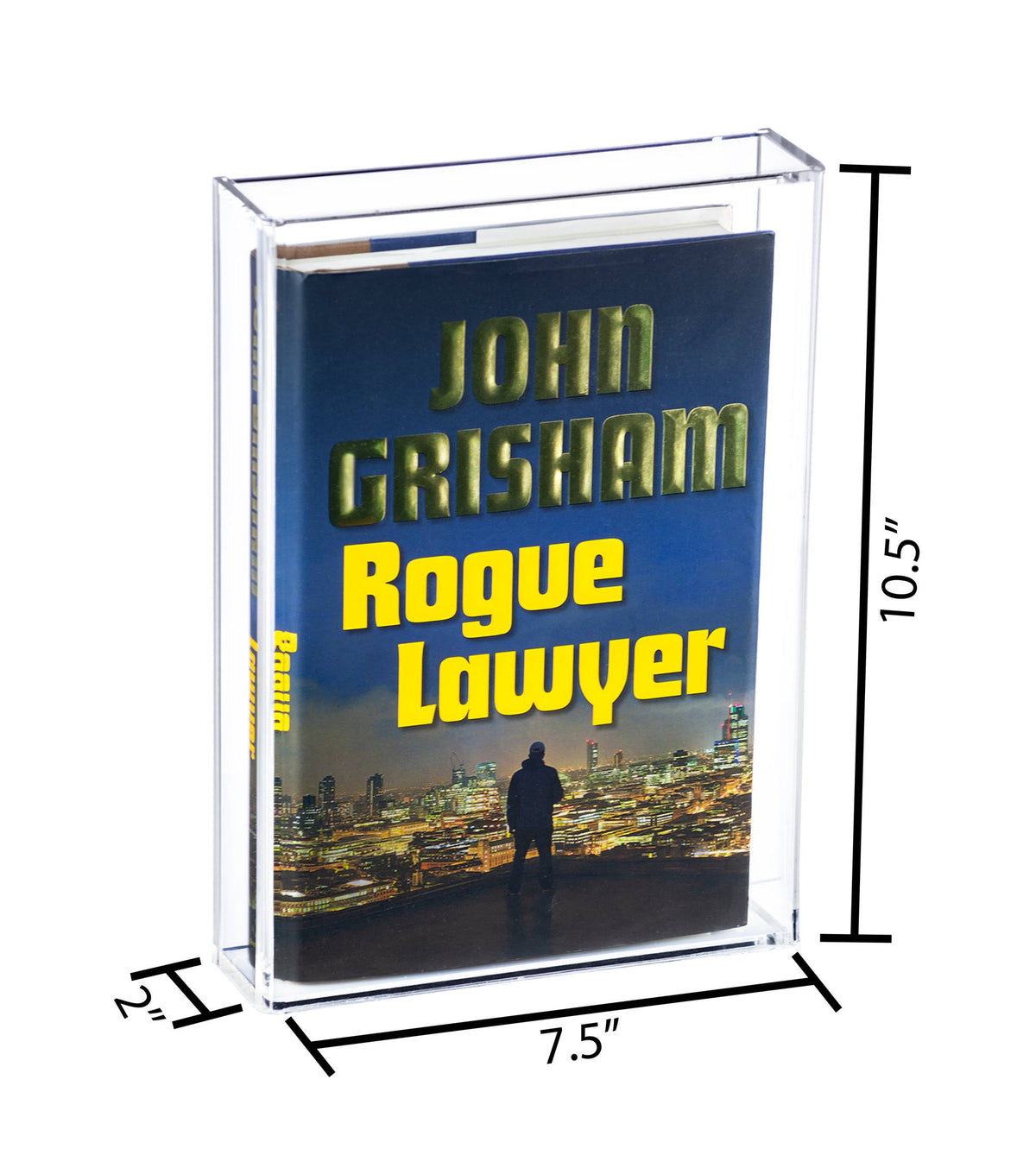 Clear Acrylic Book Display Case Q66647