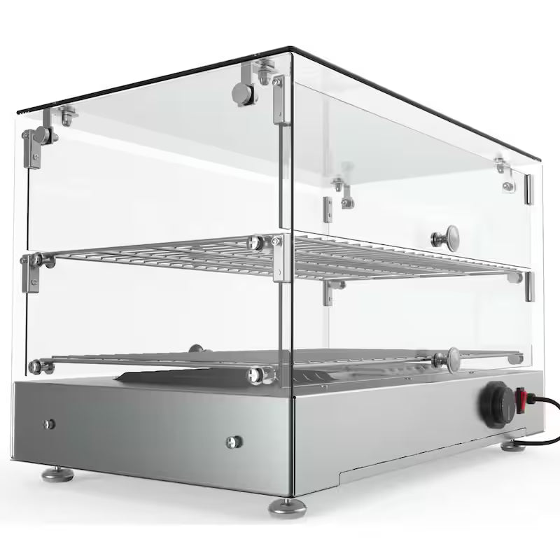 Countertop Commercial Food Warmer Display Case in Stainless Steel L8405