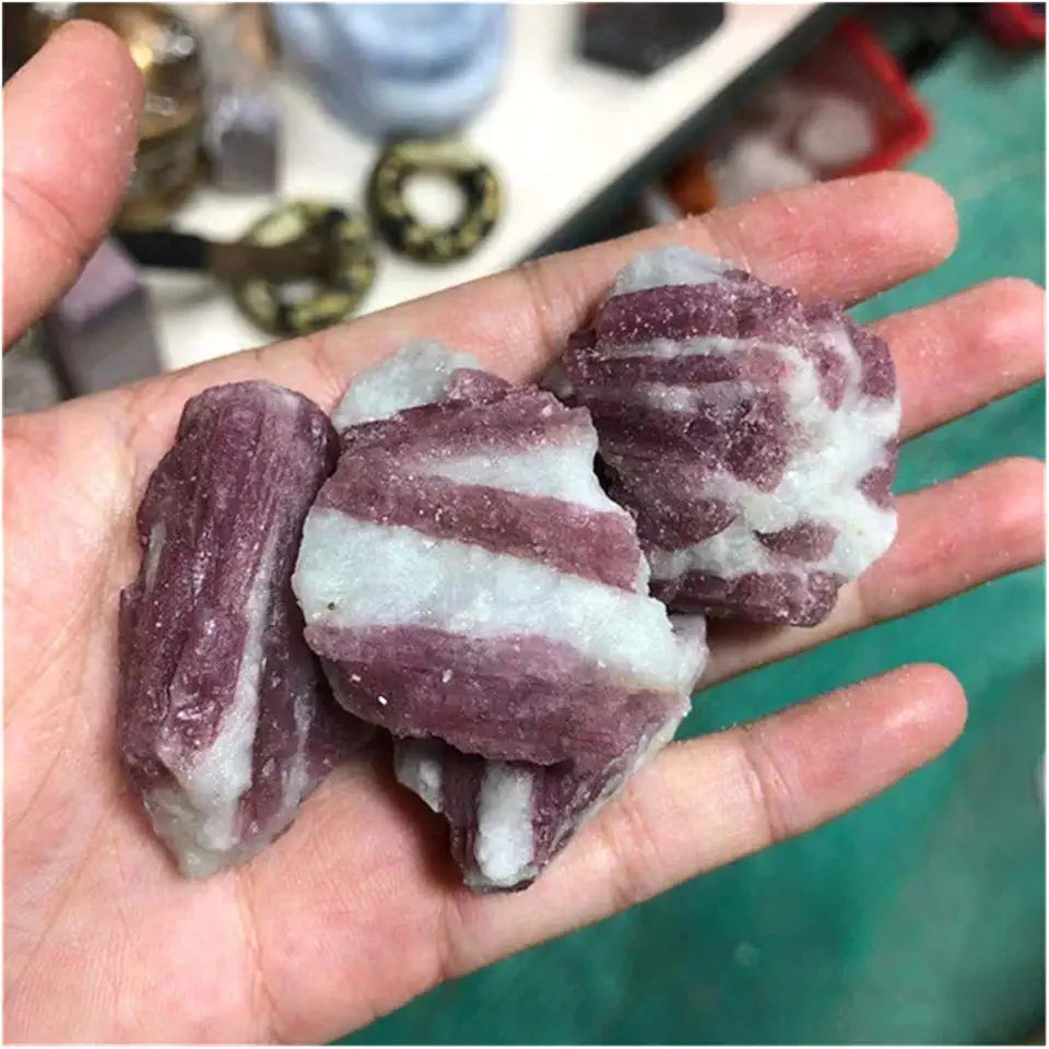 Natural Pink Tourmaline Rough Stone Crystal B248
