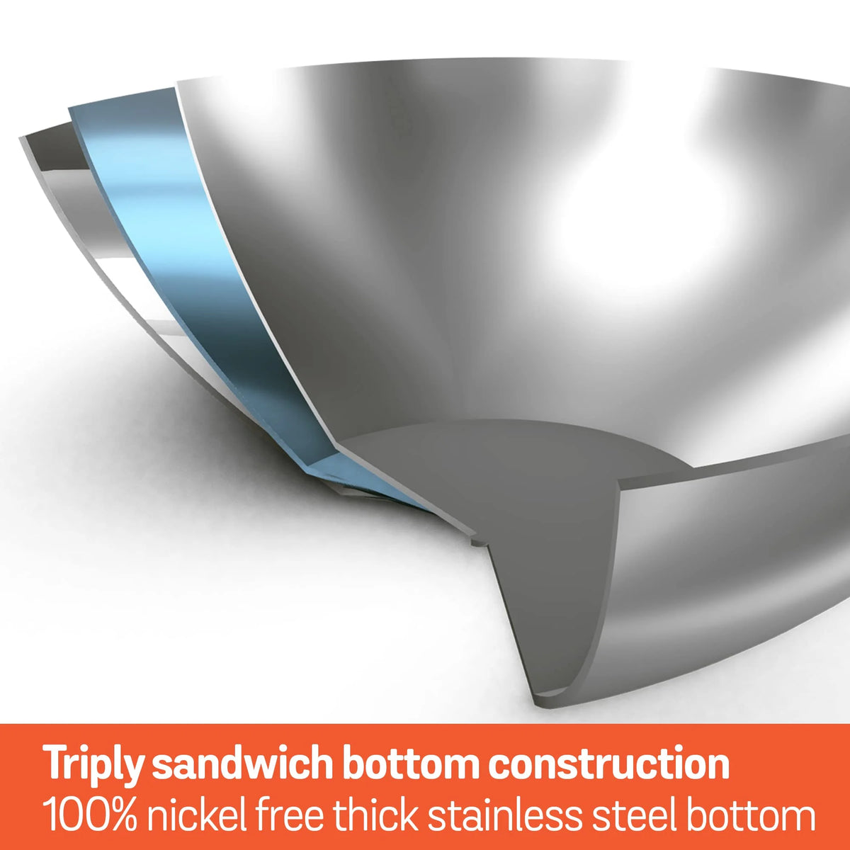 14Cm Stainless Steel Triply Milkpan D93854