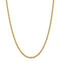 14kt Yellow Gold 22 inch Rope Chain with Lobster Clasp X162514
