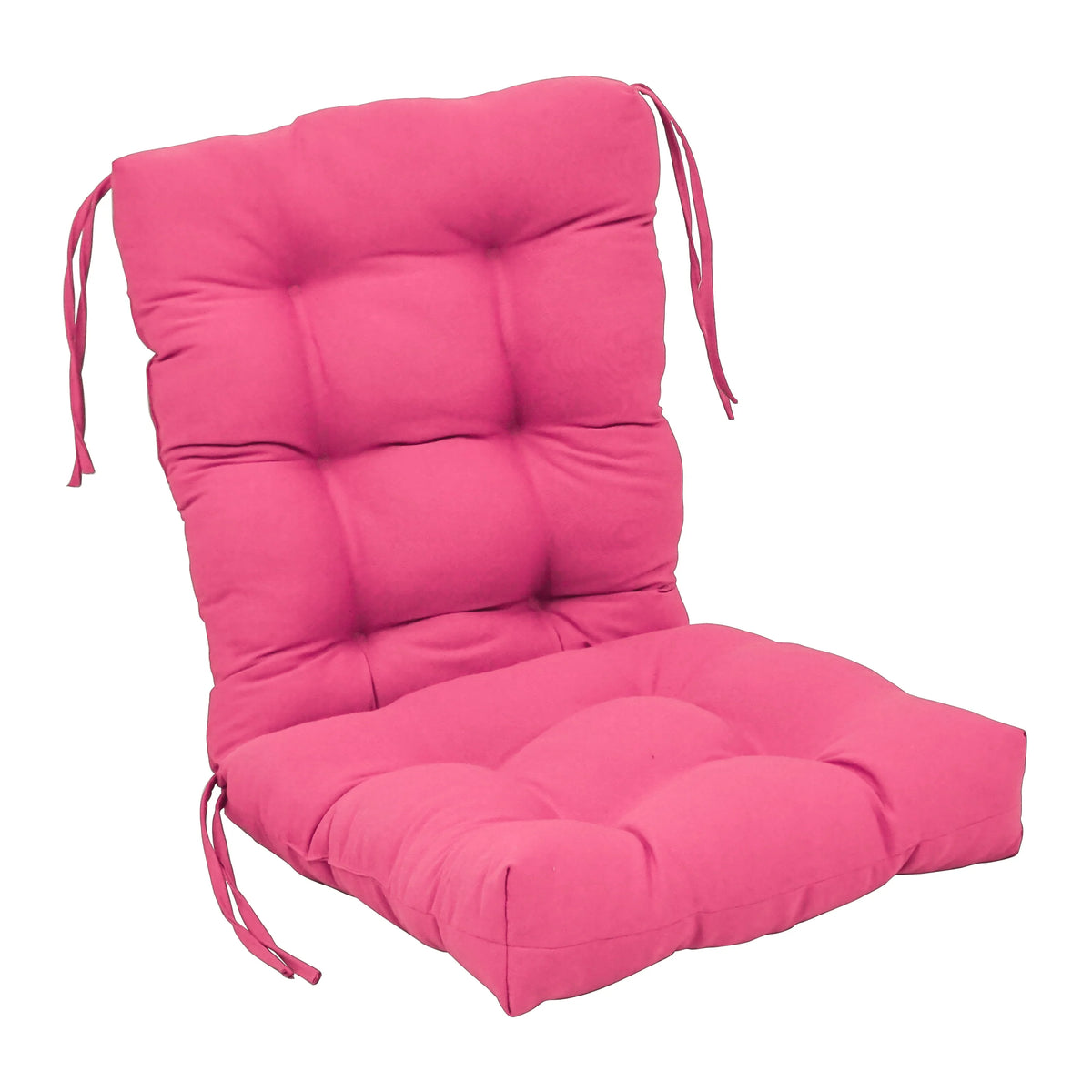 18-inch by 38-inch Solid Twill Tufted Chair Cushion A792