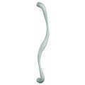 Right Hand Curved Door Pull, Bright Chrome B62229