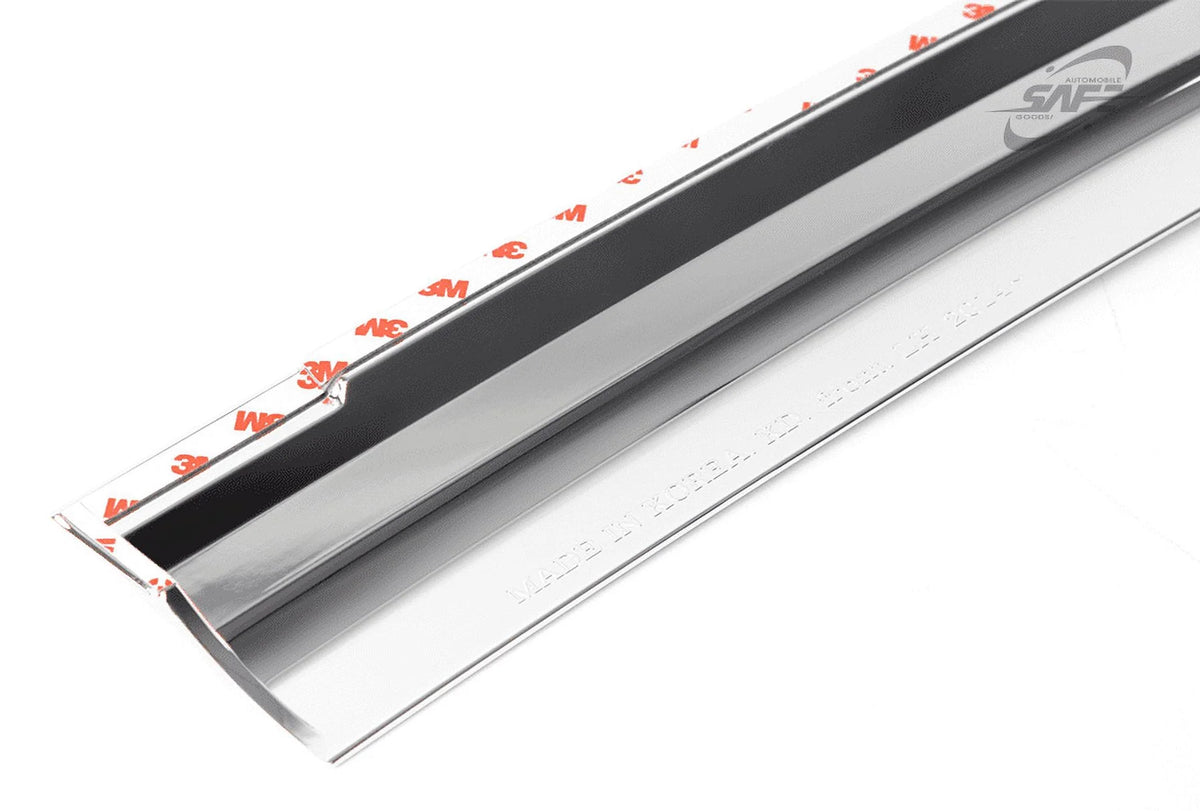 Chrome Side Window Visors Rain Guards Deflectors B291