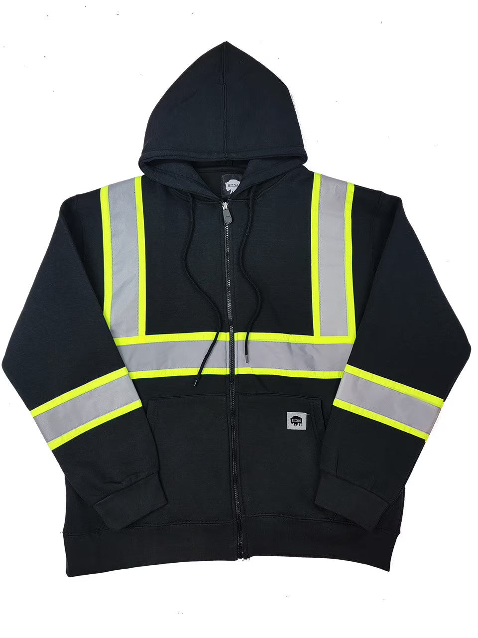 Black Safety Hooded Sweatshirt Z948164