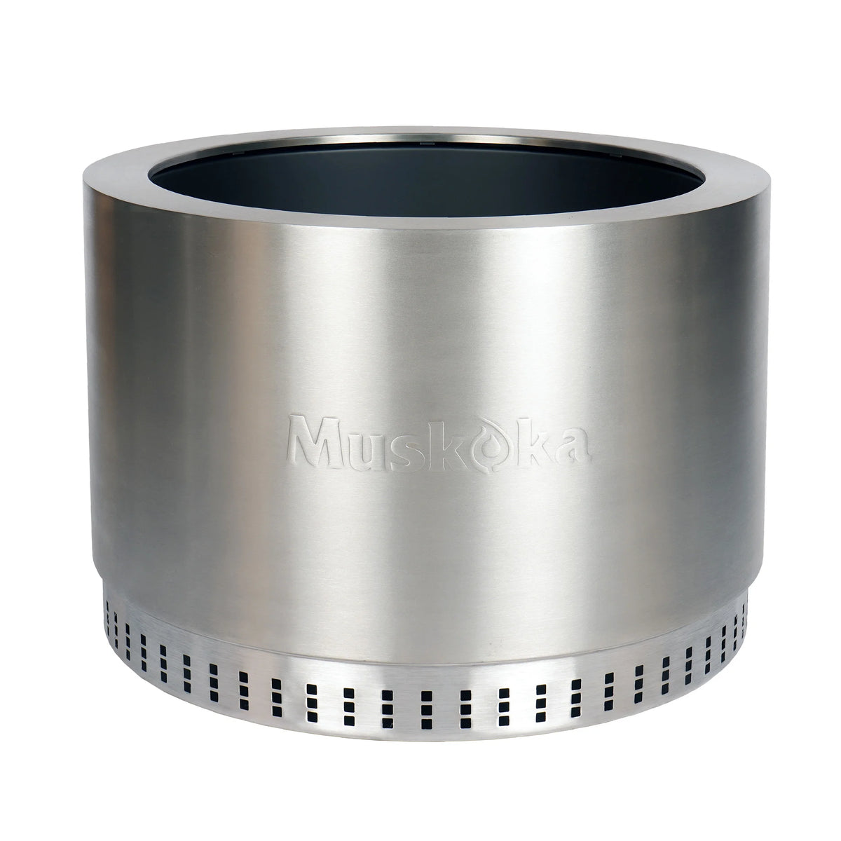 25 Stainless Steel Smokeless Wood Burning Fire Pit with Cover B7924