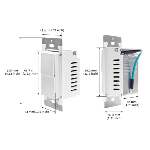 Smart Light Switch 2 Buttons 2 Channels X904
