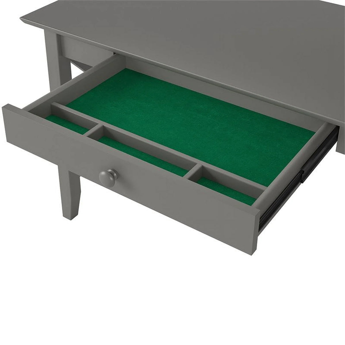 Solid Wood 1-Drawer Writing Desk R219075