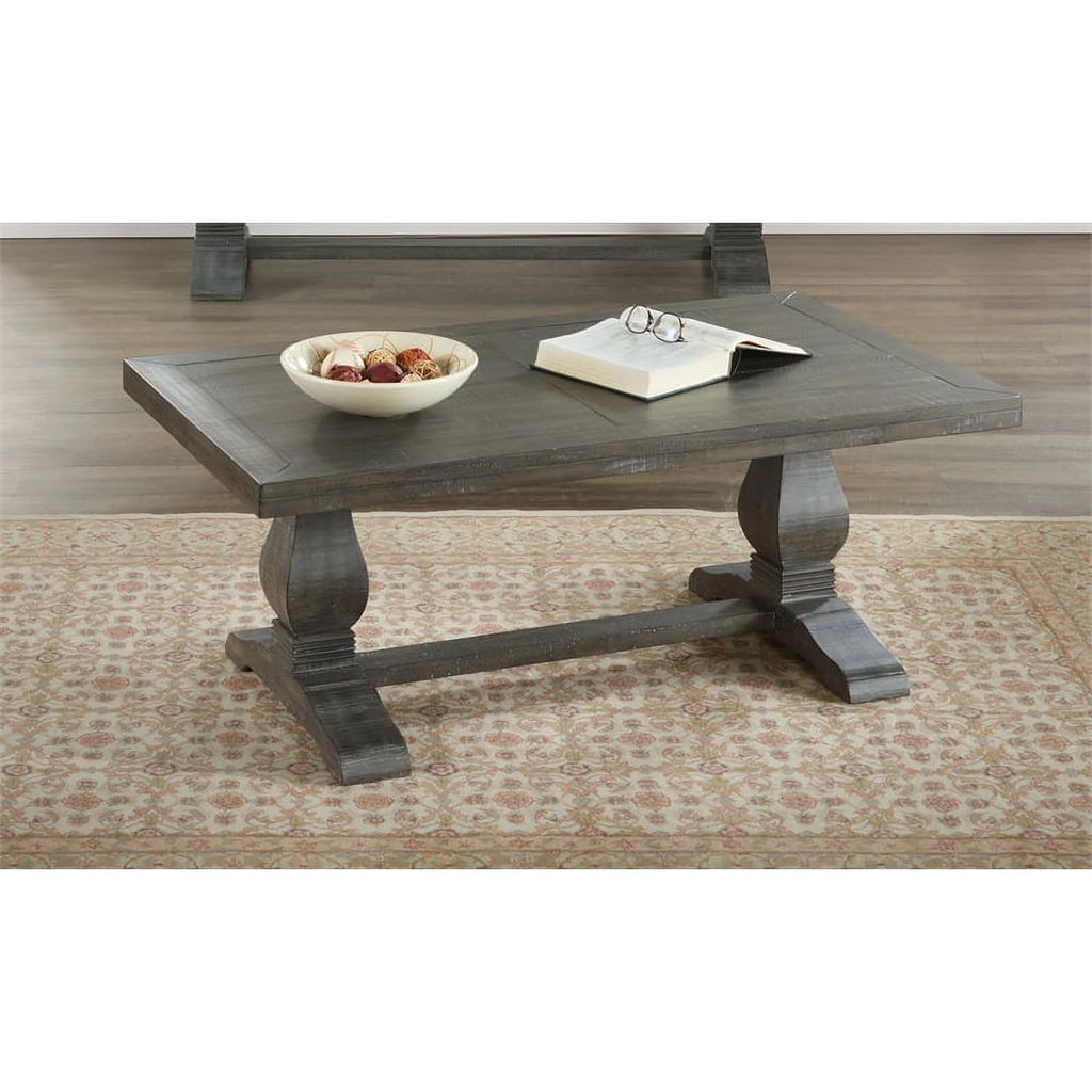 2-Piece Solid Wood Coffee Table & End Table Set P116
