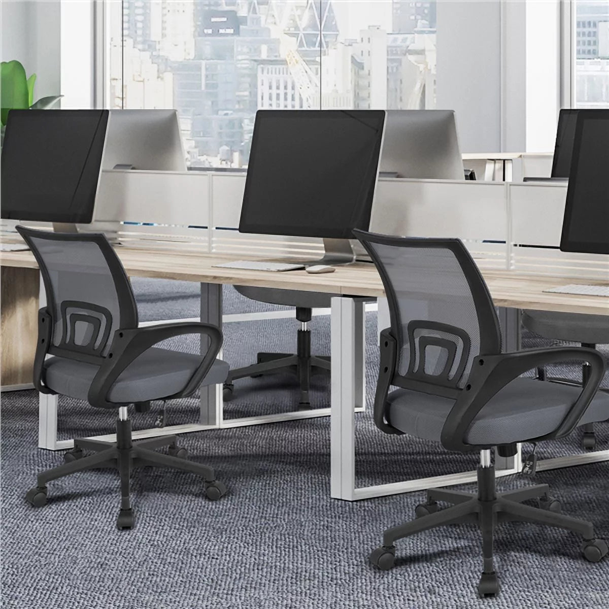 Dark Gray Ergonomic Mesh Office Chair C867