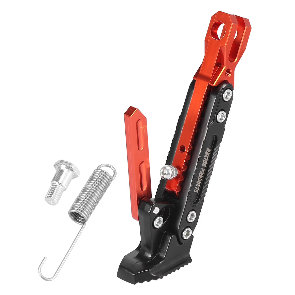 Orange CNC Aluminum Alloy Motorcycle Kickstand Side Support Stand X496