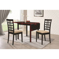 Cappuccino Rectangle Drop-Leaf Dining Table J64484