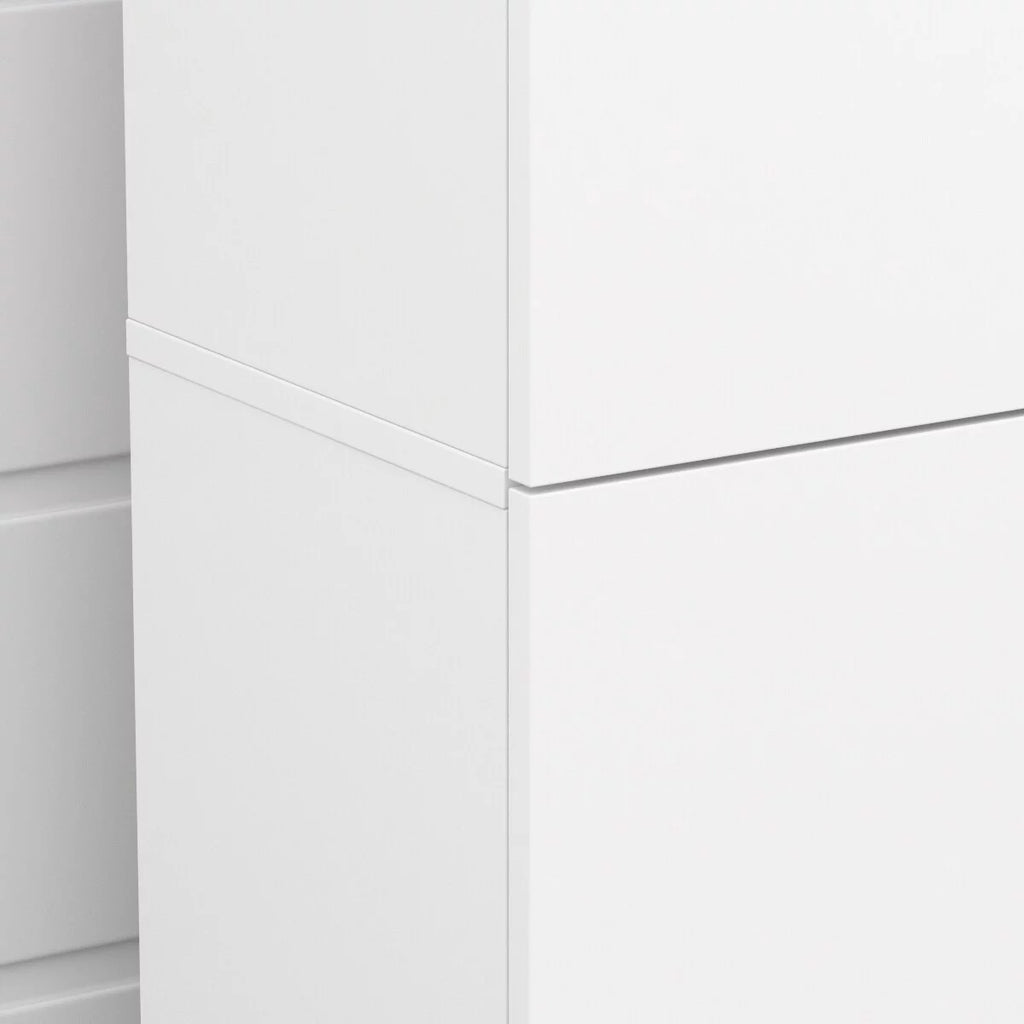 Tall Storage Cabinet with Doors and Adjustable Shelves J182