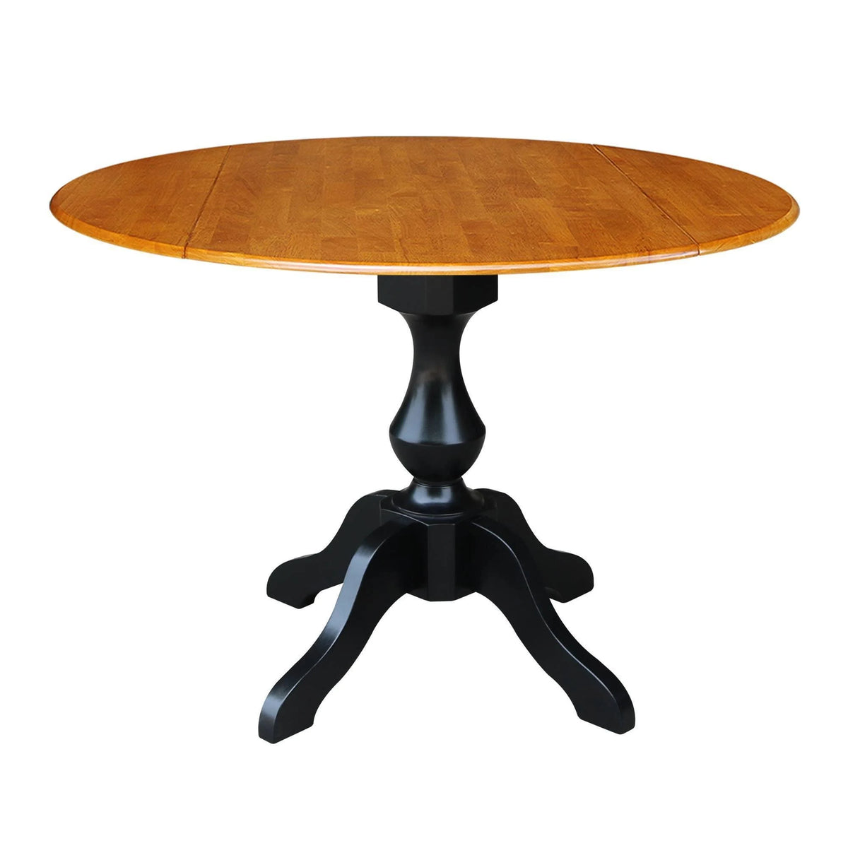 Round Dual Drop Leaf Pedestal Table K57408