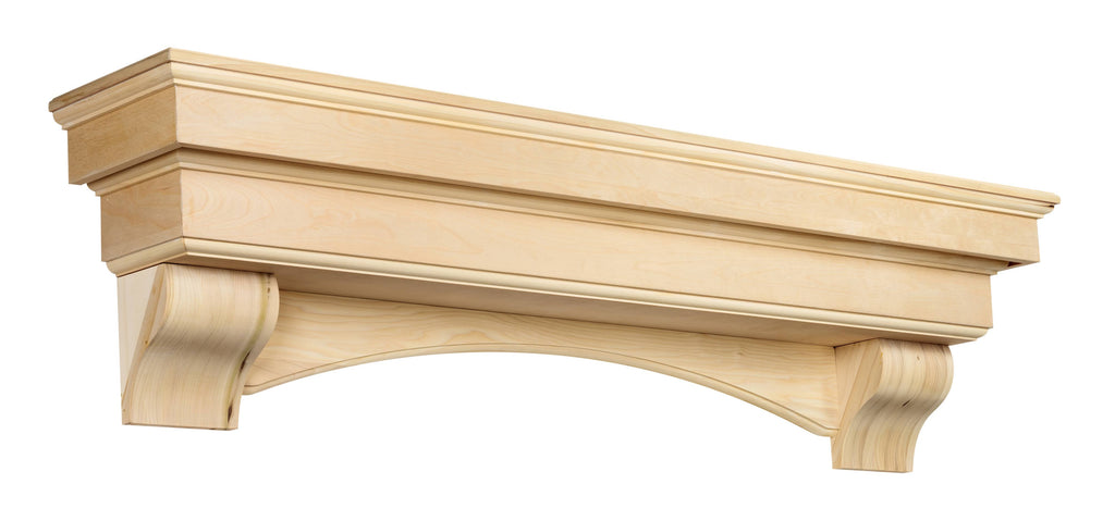 Unfinished Mantel Shelf 72x22 P3785