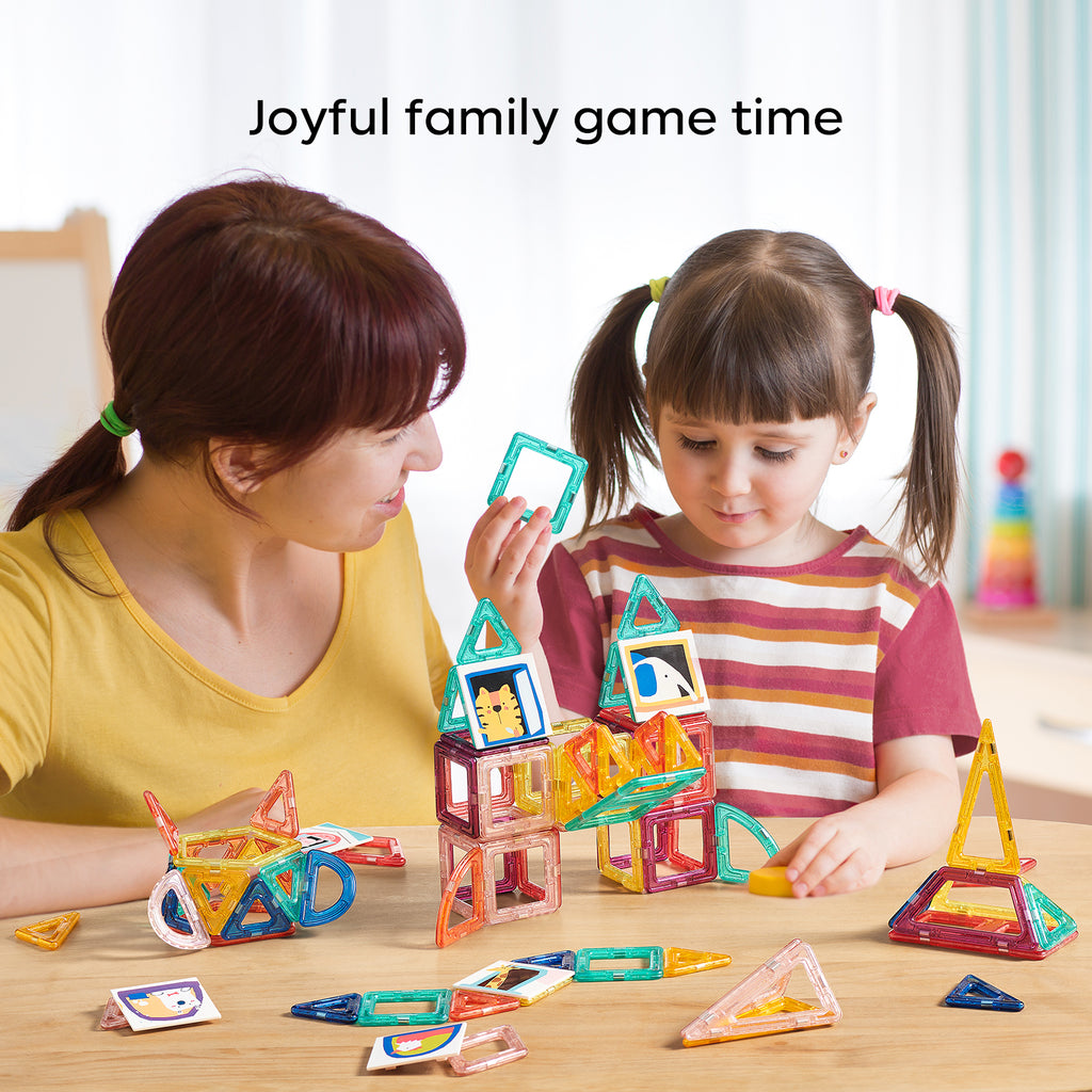 Magnetic Building Blocks with Storage Box V36972