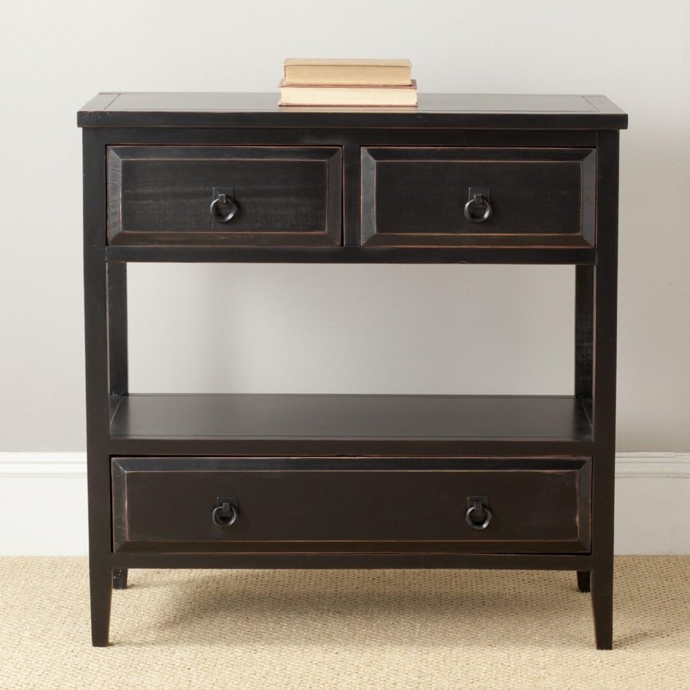 Black 3-Drawer Sideboard U633