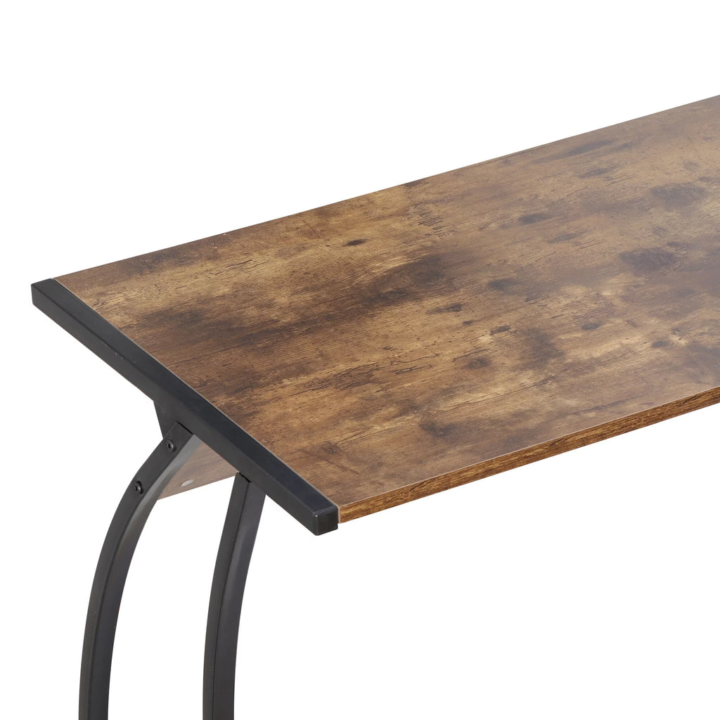 Brown L-Shaped Computer Desk X611