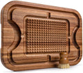 Acacia Wood Cutting Board with Deep Juice Grooves R837