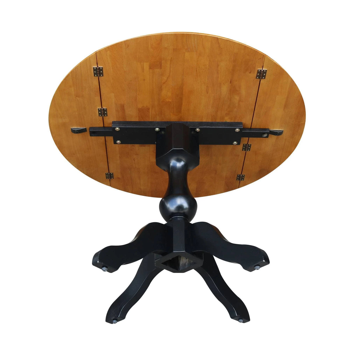 Round Dual Drop Leaf Pedestal Table K57408