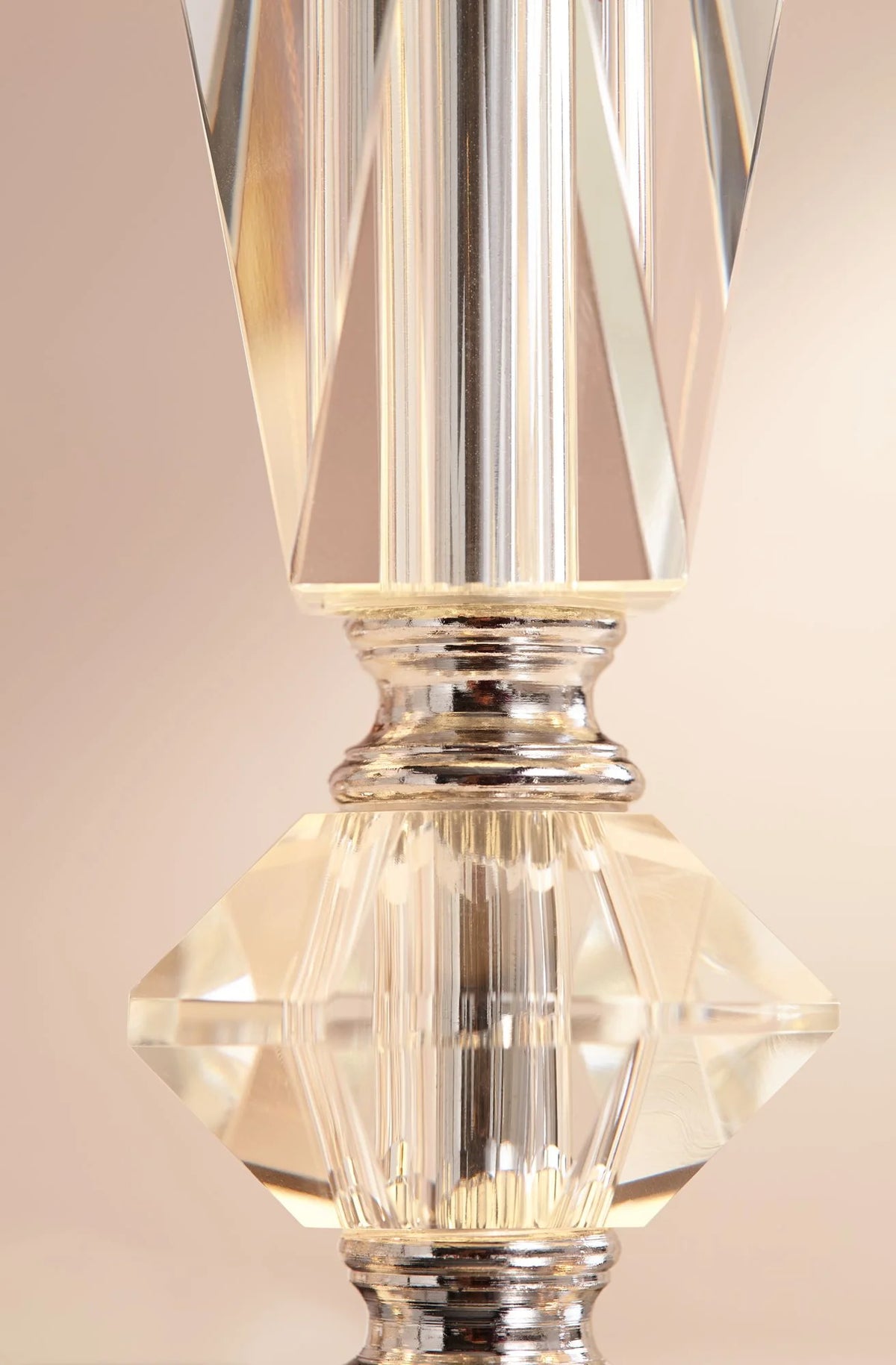 23" High Clear Crystal Accent Table Lamp Q322232
