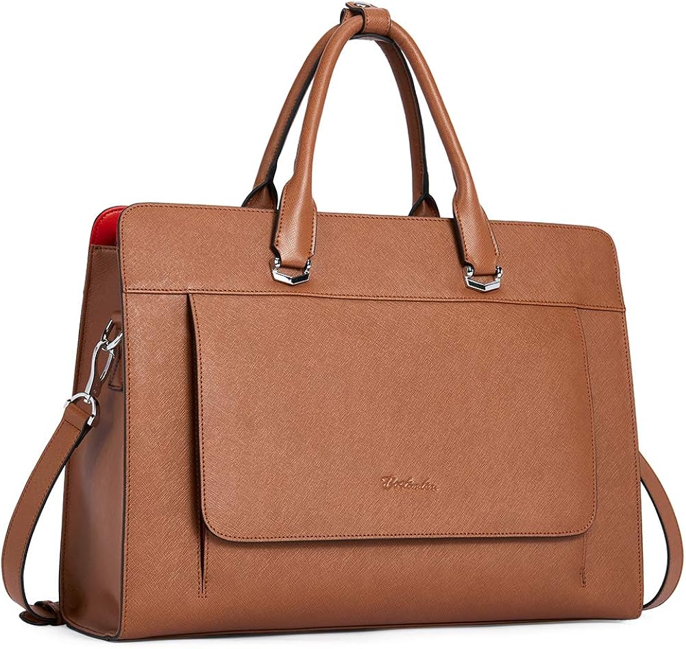 15.6 Inch Leather Laptop Messenger Bag S8013