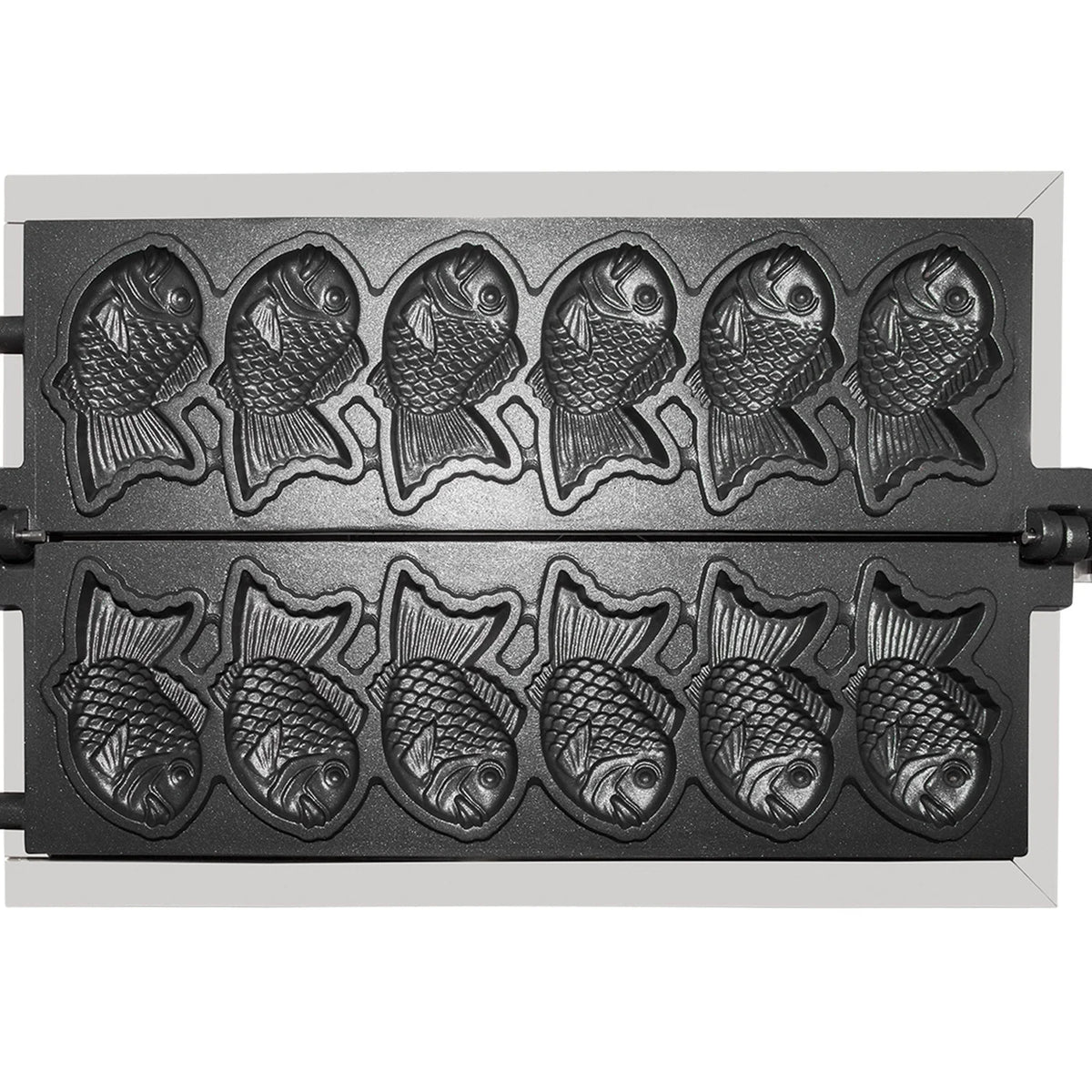 6 Close-Mouth Fish Shaped Waffle Electric Taiyaki Machine Z4078