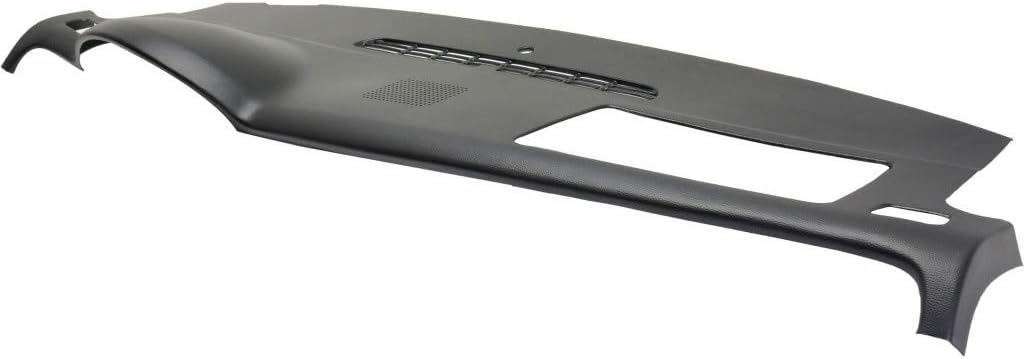 Black 1-Piece Dash Cover with Defroster Grille and Speaker Holes H7043