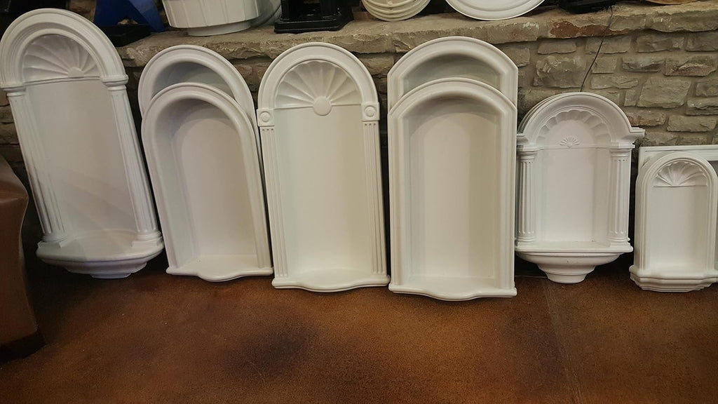 White 30 L x 19.5 W x 4.75 D ABS Plastic Wall Niche K416043