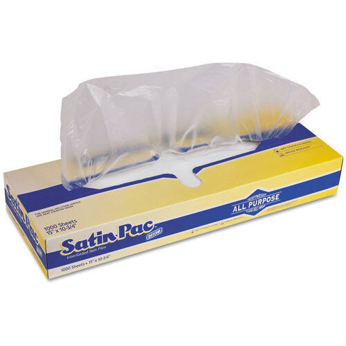 Satin-Pac High Density Poly Film Polyethylene 8 x 10 3/4 Sheets E223632