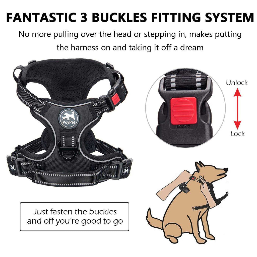 No Pull Reflective Dog Harness Z70248