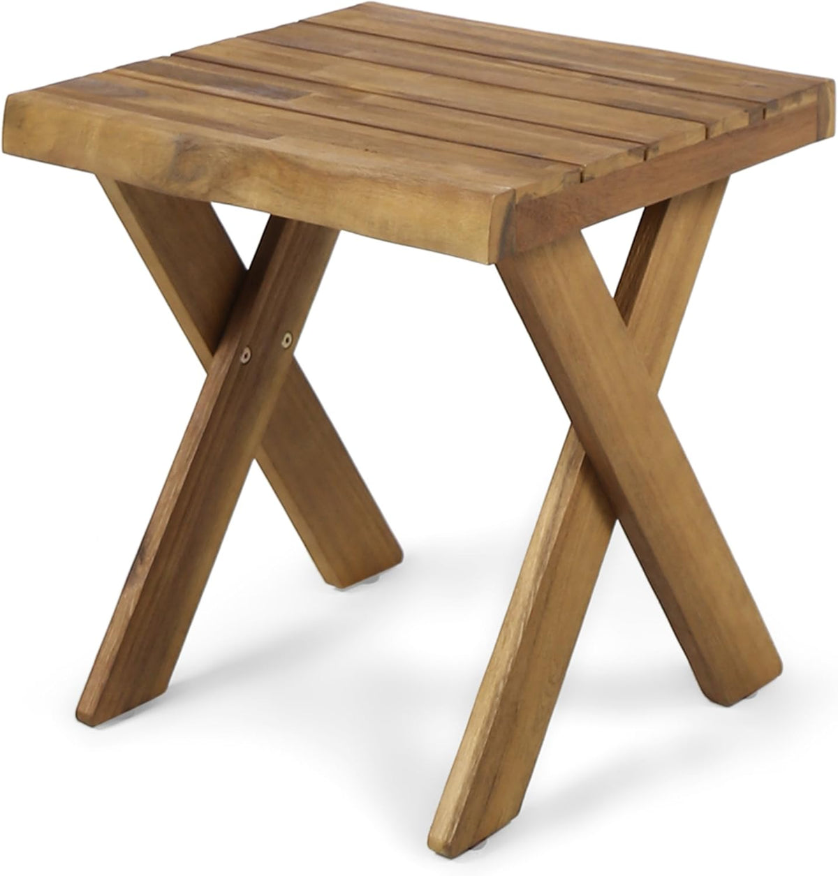 Acacia Wood Side Table D416