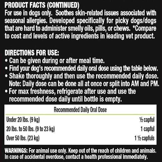 Allergy Support Dog Formula G28298